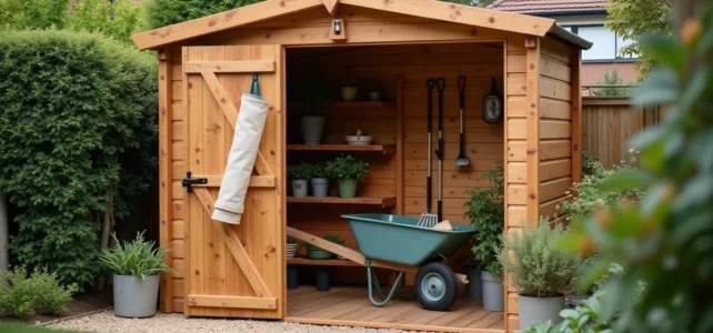 Aménager son jardin quand un simple abri change toute l&rsquo;organisation extérieure